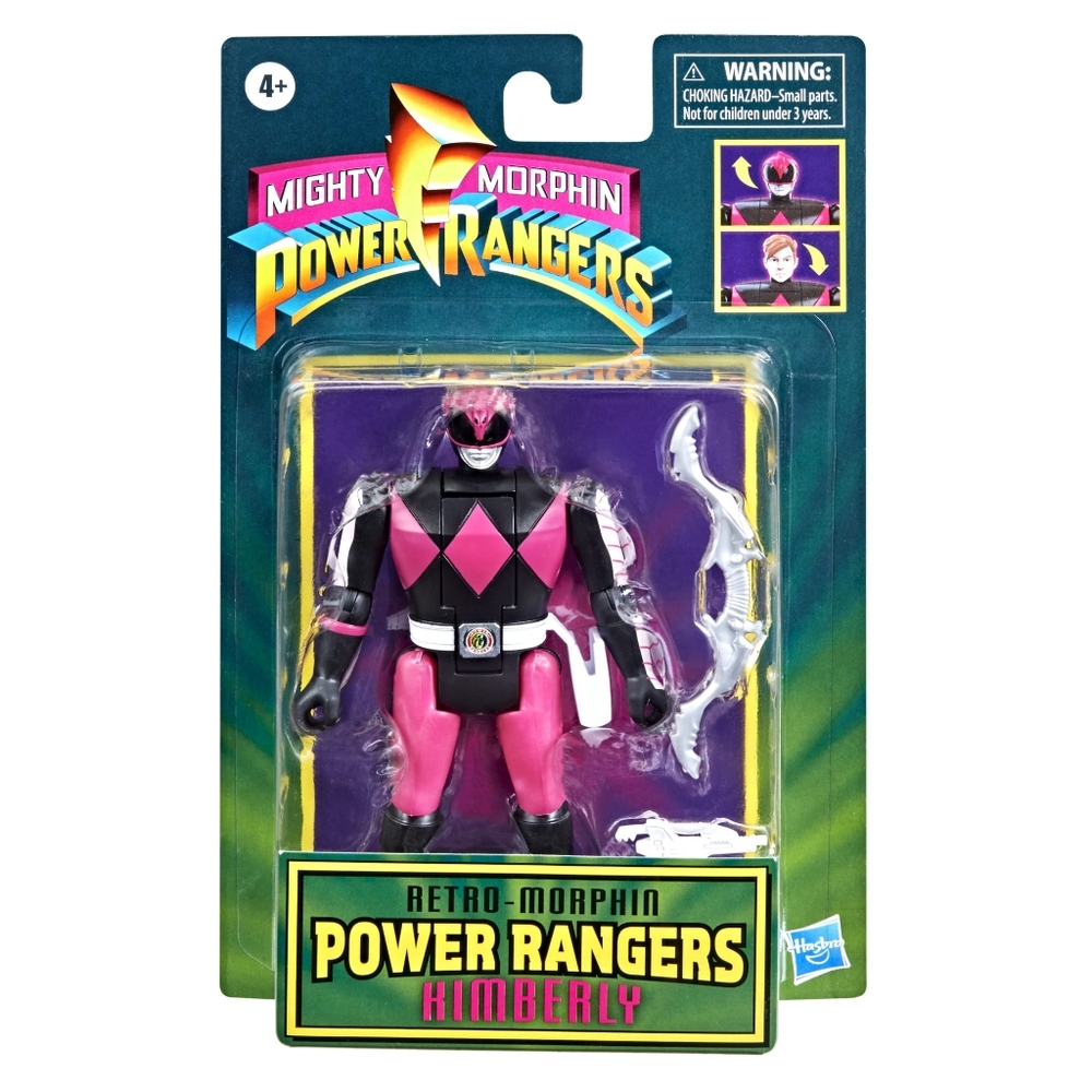 Mighty Morphin Power Rangers Pink Ranger Slayer Fliphead Action Figure NEW MMPR